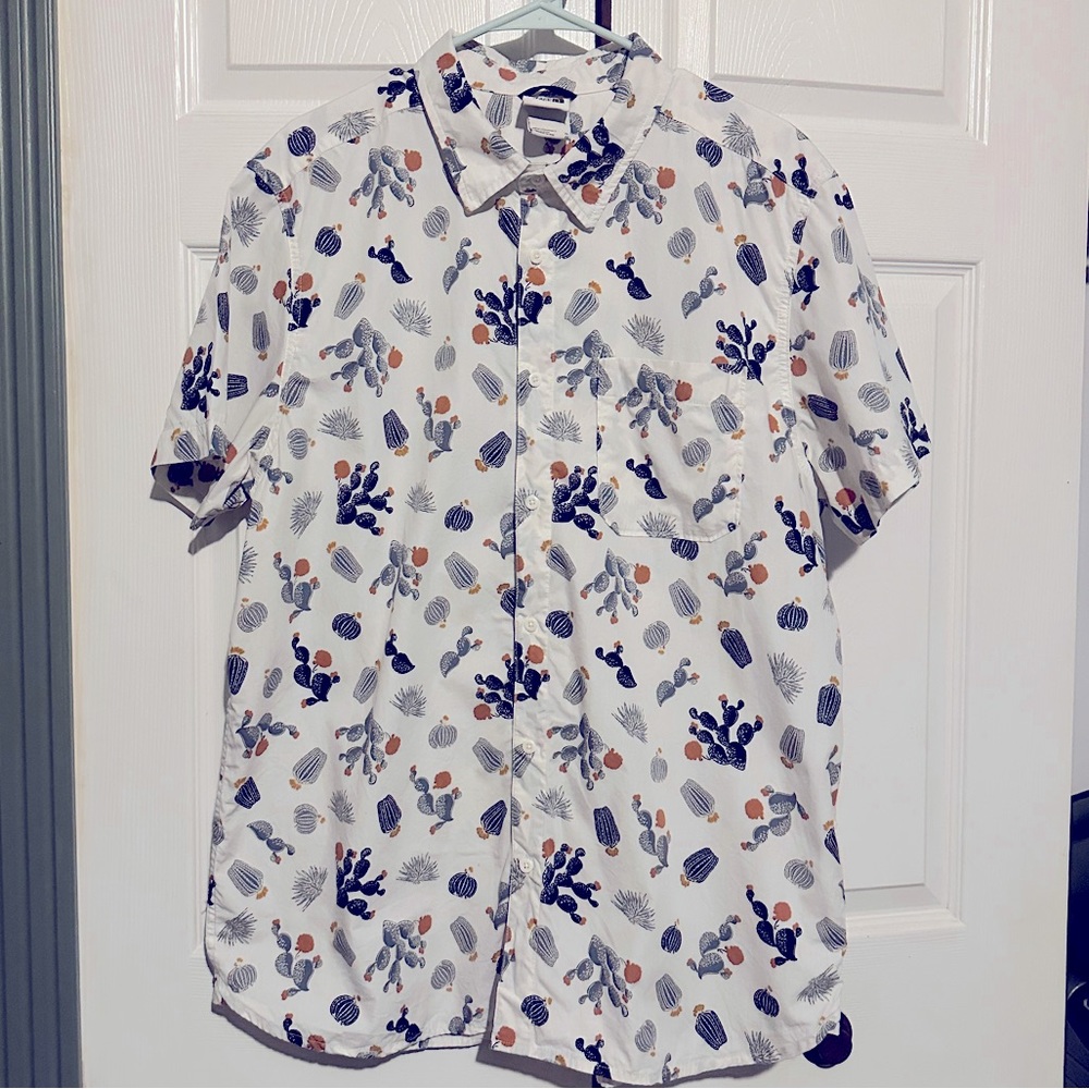 XL The North Face Baytrail Short Sleeve Button Cactus Shirt